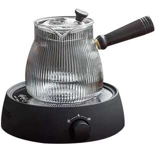 耐高温大容量侧把壶木把煮茶壶蒸茶壶双内胆煮茶器黑茶普洱泡茶壶