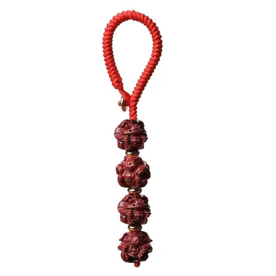 太岁朱砂三合六合钥匙扣十二生肖