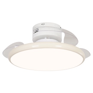 长虹卧室风扇灯吊扇灯奶油风高级感隐形静音房间风扇吸顶灯餐厅灯