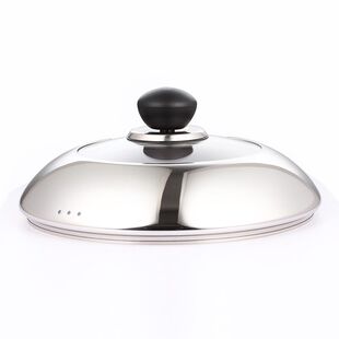 通用苏泊尔炒锅平底不粘锅蒸锅不锈钢锅盖22 24 26 28 30 32 34cm