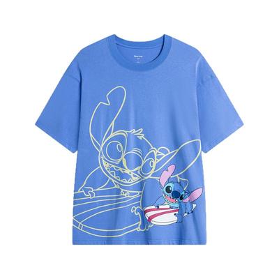 李宁迪士尼男女同款宽松短袖T恤