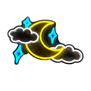 夜市网红墙霓虹灯led引流道具拍照打卡造型装饰背景墙美成亮化灯