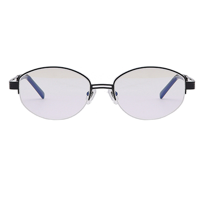 复古高智感眼镜素颜百搭半框男女