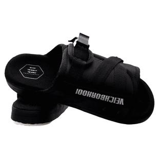 陈冠希拖鞋男女潮牌vxsvxm visvim情侣时尚凉鞋休闲沙滩鞋一字拖