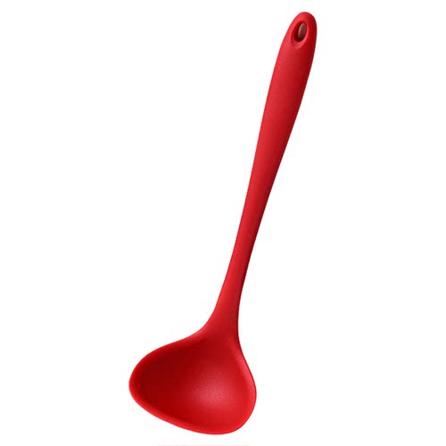 硅胶汤勺盛汤家用耐高温食品级不粘锅勺子料理勺分餐小号火锅勺