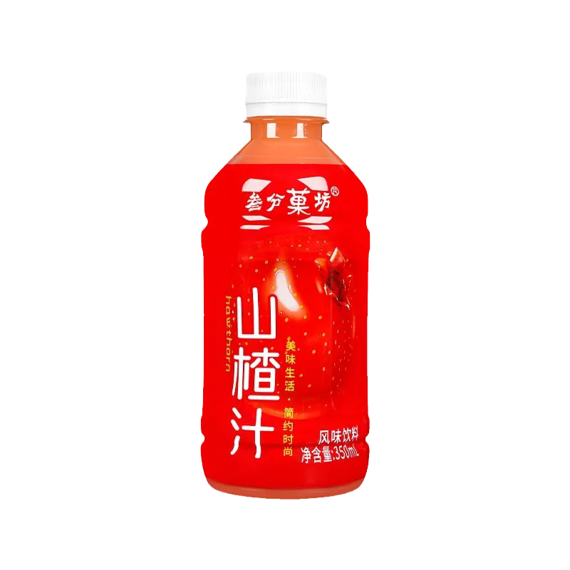 近期新货山楂汁果味饮料一整箱350ML*12瓶开胃原浆山楂汁小瓶装