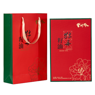 曹州吟牡丹籽油一级纯牡丹油低温压榨食用植物油菏泽特产礼盒装