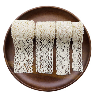 5米价全棉蕾丝镂空花边布艺手工DIY配饰花边服装纯棉蕾丝花边辅料