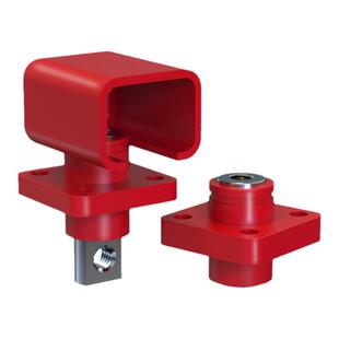 储能接线柱方形穿墙端子电池连接器大电流储能端子100A/120A/200A