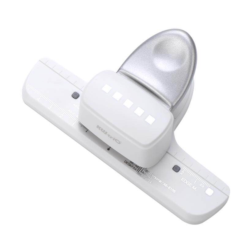 可得优方孔打孔机34孔装订机凭证方孔线圈本流光银羽8.5MM打孔机YO圈双线圈打孔装订机一体机A4打孔器90C7