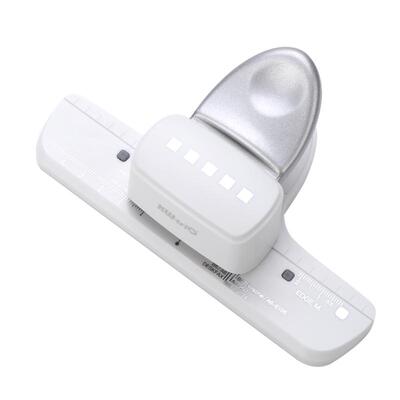 可得优方孔打孔机34孔装订机凭证方孔线圈本流光银羽8.5MM打孔机YO圈双线圈打孔装订机一体机A4打孔器90C7