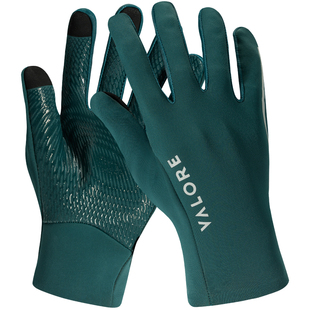 VALOREAOE骑行抓绒手套全掌防滑触屏公路车装备冬季夜光男女保暖