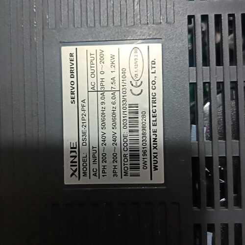 信捷伺服驱动器DS3E-21P2-PFA，1.2KW，成色9