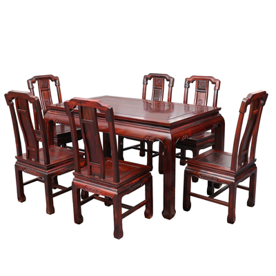 滟澜阁西餐桌国标红木