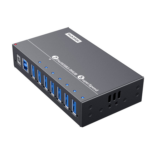 西普莱A-173工业级7口usb3.0分线器电脑多接口高速扩展HUB集线器