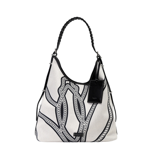 南风Chio2nd 简帧留影托特包包女复古印花艺术感大容量单肩斜挎包