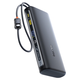 【新国标3C认证】倍思145W充电宝25000毫安大容量自带线2026新款移动电源适用苹果17小米笔记本电脑可上飞机