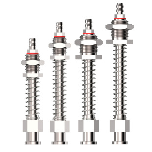 天行大头金具机械手真空吸盘座支架顶侧进气工业气动M12牙可回转