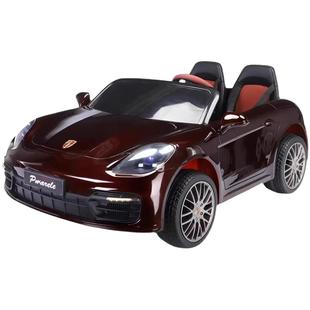 超大双座儿童电动车双人电动汽车玩具四轮遥控儿童玩具汽车车迷