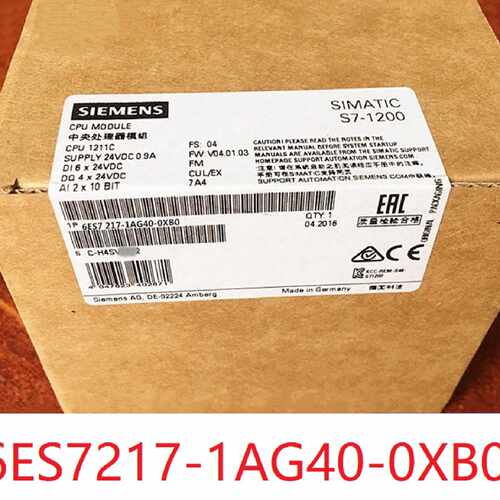 议价6ES7217-1AG40-0XB0西门子PLC模块CPU1217C 6ES72171AG400XB0
