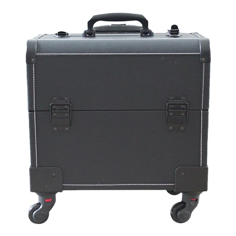 技师拖杆工具箱铝合金整理化妆品