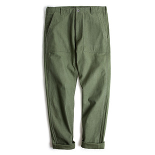 夏季美式复古OG107军官裤男士复刻阿美咔叽工装裤薄直筒休闲长裤