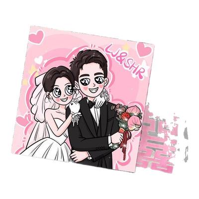 星蝶公主定制装饰画新婚订婚礼物