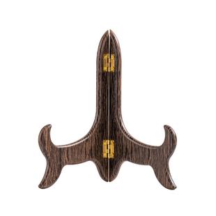 普洱茶饼架茶叶专用支架白茶托架塑胶仿鸡翅木纹架展示架功夫茶具