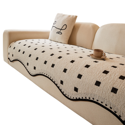 冬季毛绒沙发垫2025年新款加厚