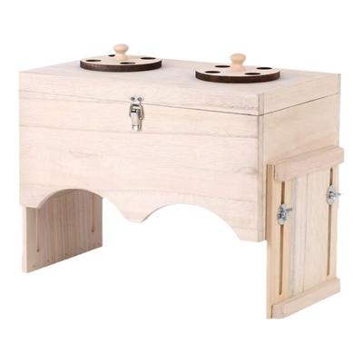 腿部膝盖艾灸盒关节实木制足三里