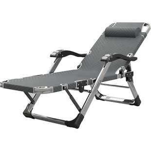 享趣不锈钢折叠床办公室午休单人午睡神器躺椅家用陪护便携行军床