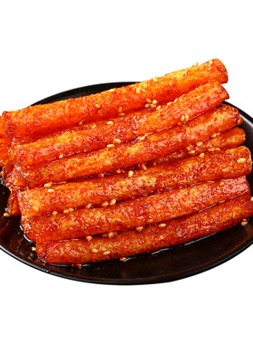 小安喂辣条麻辣解馋零食