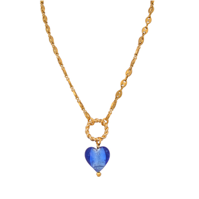 MayolJewelry爱心项链玻璃吊坠