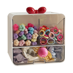 挂墙发饰收纳盒小女孩皮筋发夹头绳壁挂置物架可爱儿童首饰整理盒