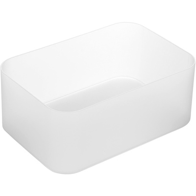 护肤品简约风磨砂办公桌收纳盒