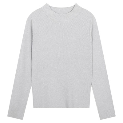 GLOBAL WORK 针织衫女2025冬季新款纯色圆领打底衫499708