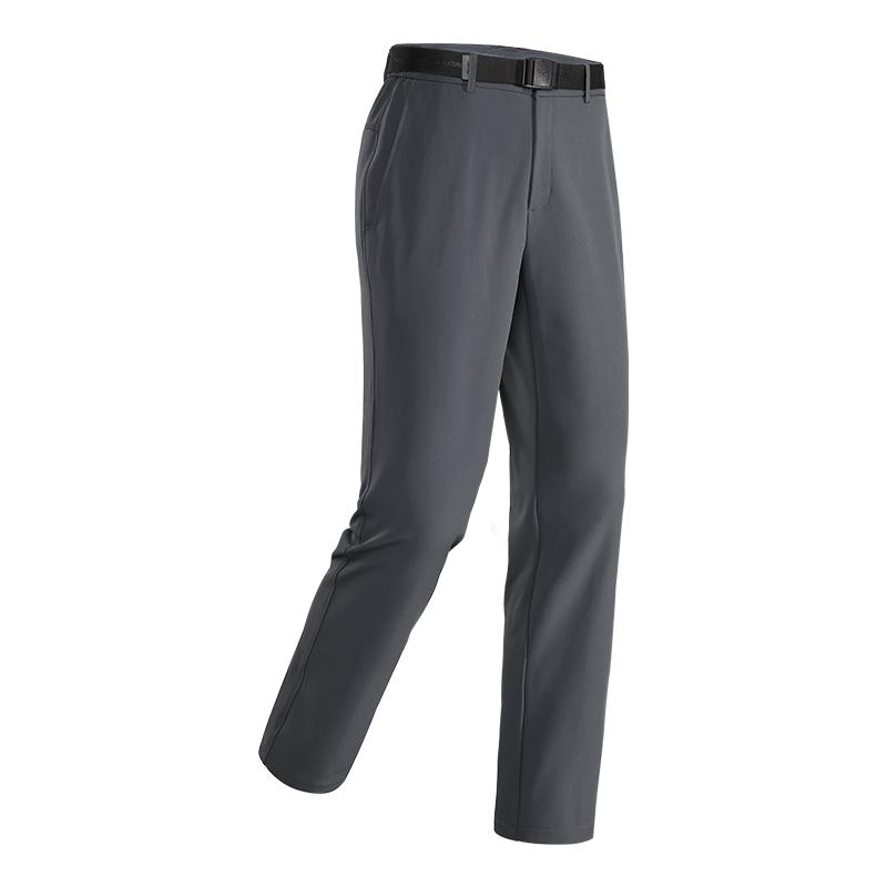 伯希和户外软壳裤男冬季防风徒步登山加绒裤子保暖运动冲锋裤女