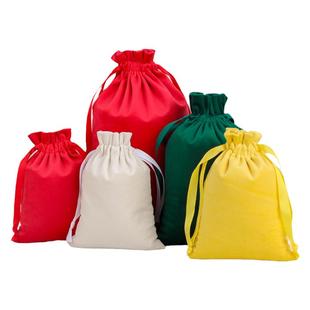 高档丝绒绒布束口袋手机防尘收纳袋抽绳大号小布袋袋子眼镜包定制