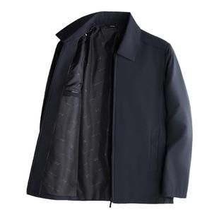 秋冬款爸爸外套男中老年休闲夹克冬季加棉老人70岁爷爷上衣老年人