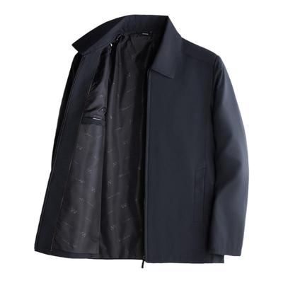 中老年夹克秋冬款爸爸外套