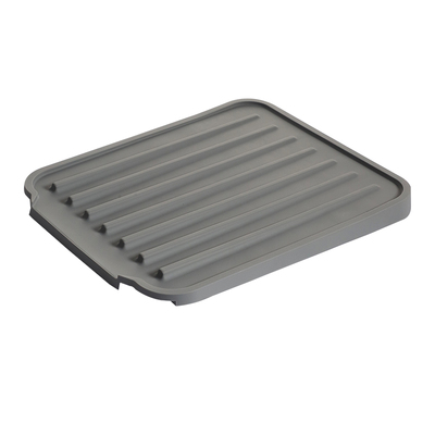 水槽硅胶沥干垫厨房斜坡导流排水垫台面碗碟置物滤水垫收纳接水垫