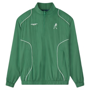 DEVEREUX高尔夫春秋新款户外运动休闲防风半拉链风衣外套男女情侣