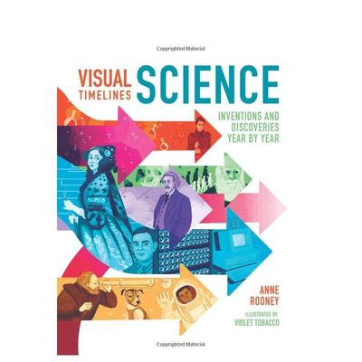 【预售】视觉时间轴：科学 Visual Timelines: Science 英文原版儿童知识科普百科绘本3-6岁进口英语启蒙读物书籍