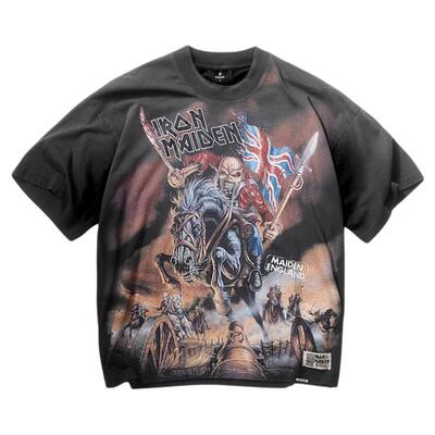 REPRESENT25FW骏马图案短袖T恤