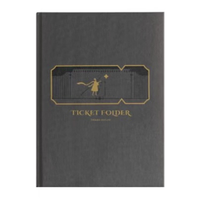 演出音乐剧票夹册大容量烫金大