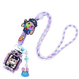 【动物城长短调节绳】适用小天才电话手表D2表带Z6A挂绳Q2A保护壳Z7/Z8A/Z9/Z10/Z11挂脖套D5儿童D3防丢Q1A