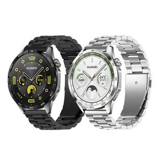适用于华为GT6/GT5手表表带watch5新款gt4五/七/九珠钢带智能运动gt5pro金属4pro替换腕带gt3不锈钢gt2男配件