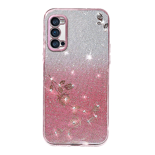 适用opporeno4手机壳新款reno5K的手机套网红潮女5pro+全包防摔reno3pro钻0pp0reno4pro曲屏创意薄硅胶软壳十