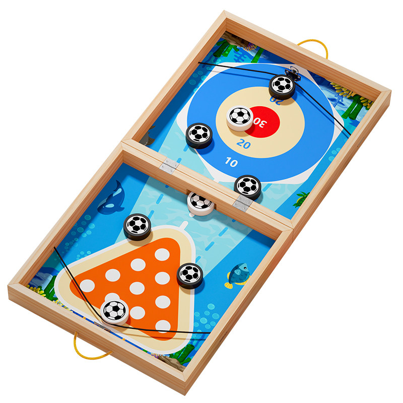 木质弹弹棋双人桌面游戏