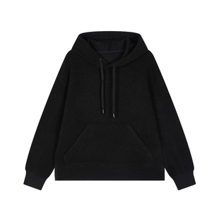 【Neil Barrett联名】速写男装秋冬折扣新款宽松连帽卫衣纯色上衣